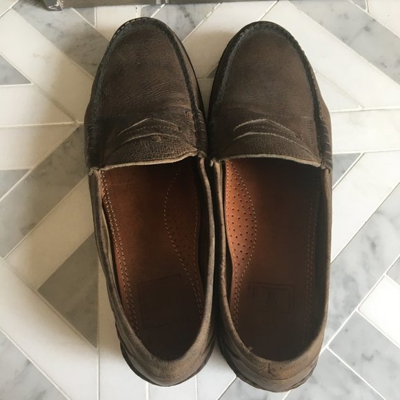 Frye Casual Slip On Leather Loafers - Picture 2 of 4